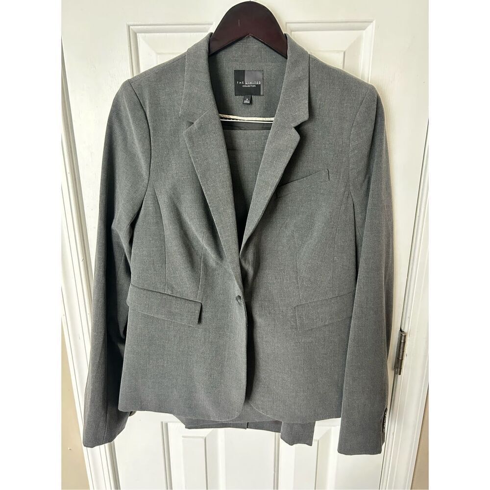 The limited work suit gray jacket size 8 and skirt size 2T work attire